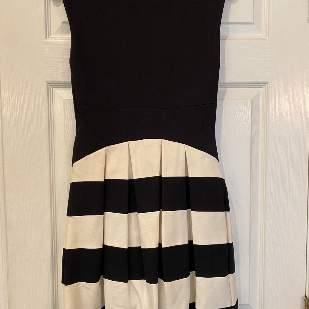 Stunning black and creme dress. Like new